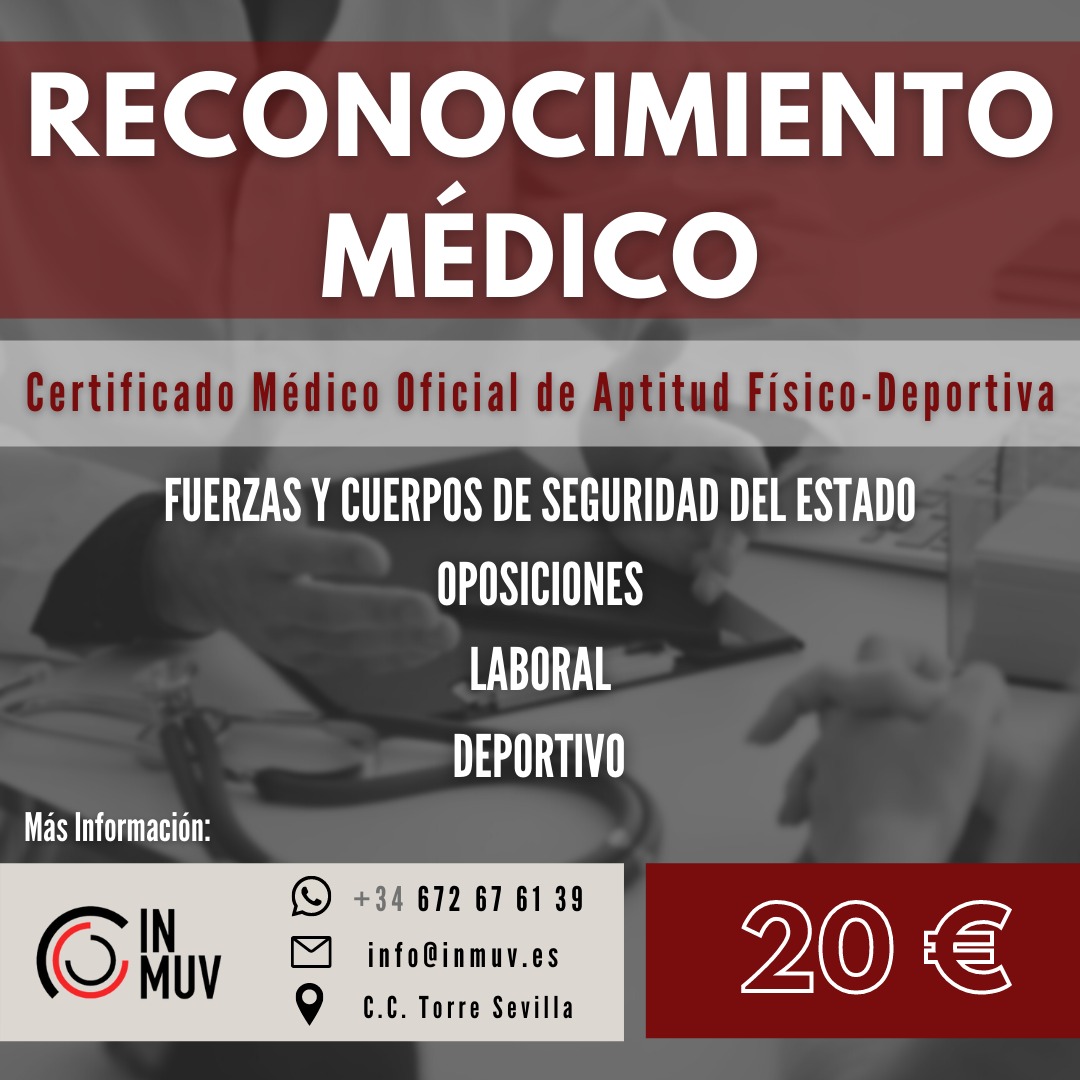 reconocimiento médico oposiciones